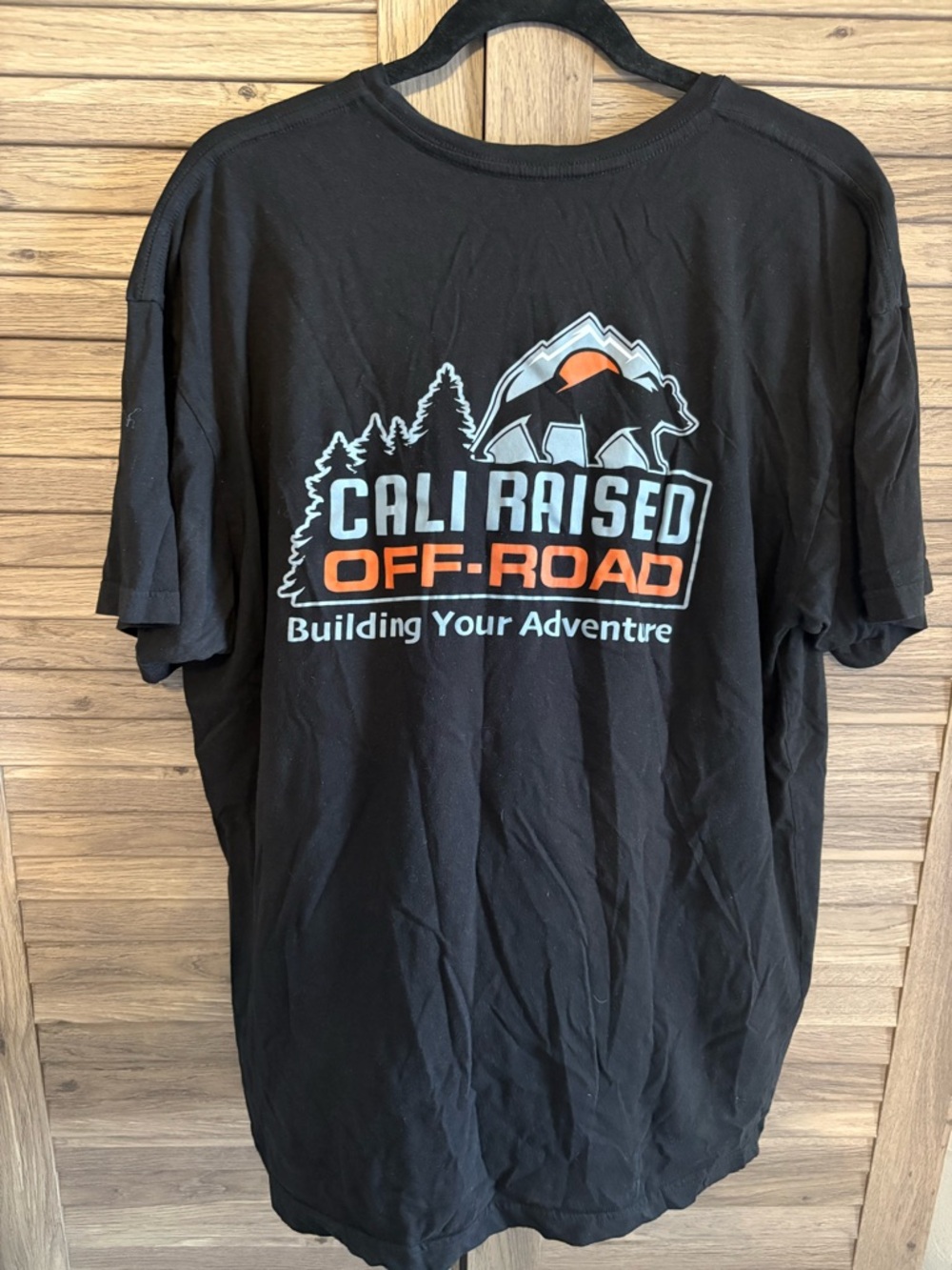 Cali Raised Off-Road Short Sleeve T-Shirt - Black